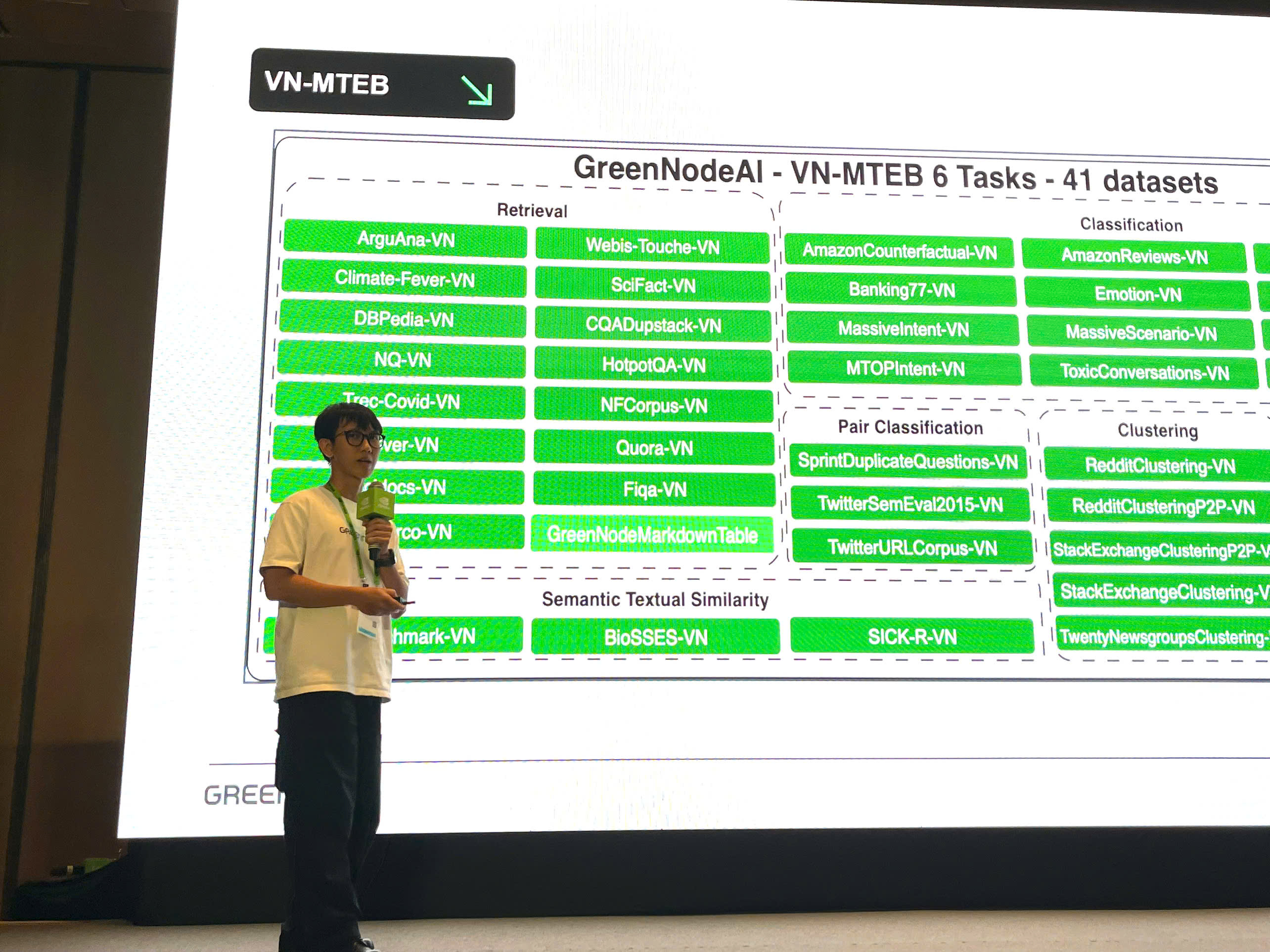 Me have a talk on the event